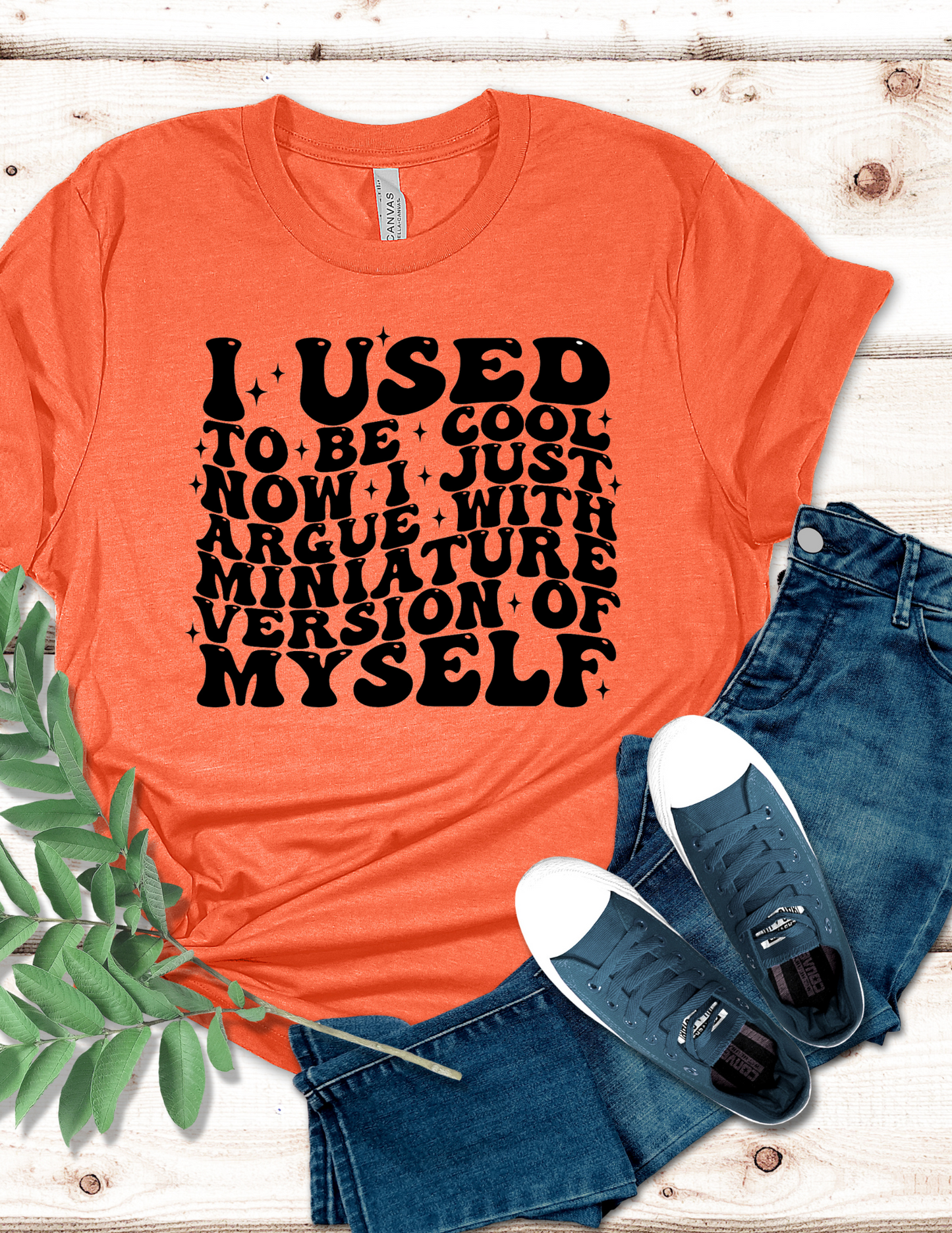 I used to be cool now I just argue with miniature version of myself T-Shirt
