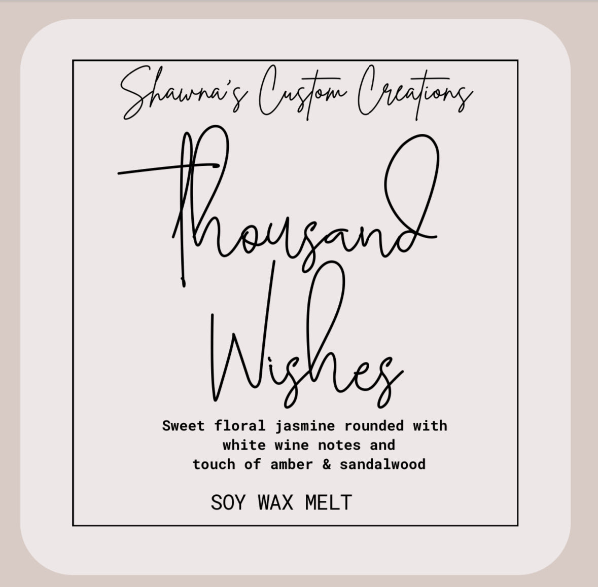 Thousand Wishes Wax Melts