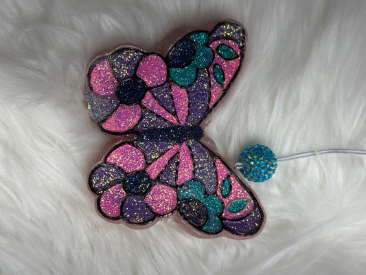 Retro butterfly mold Freshie