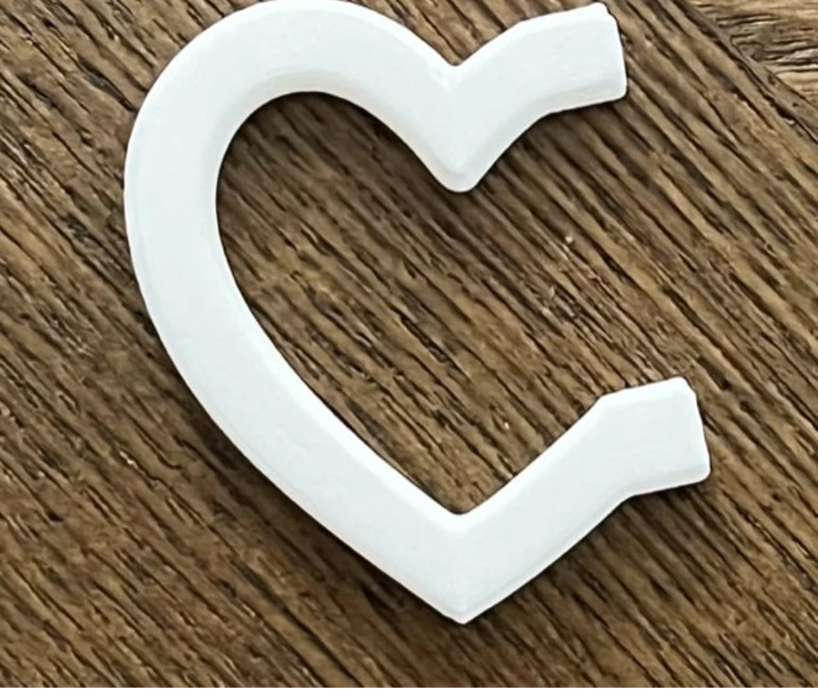 3D heart Handle for tumblers