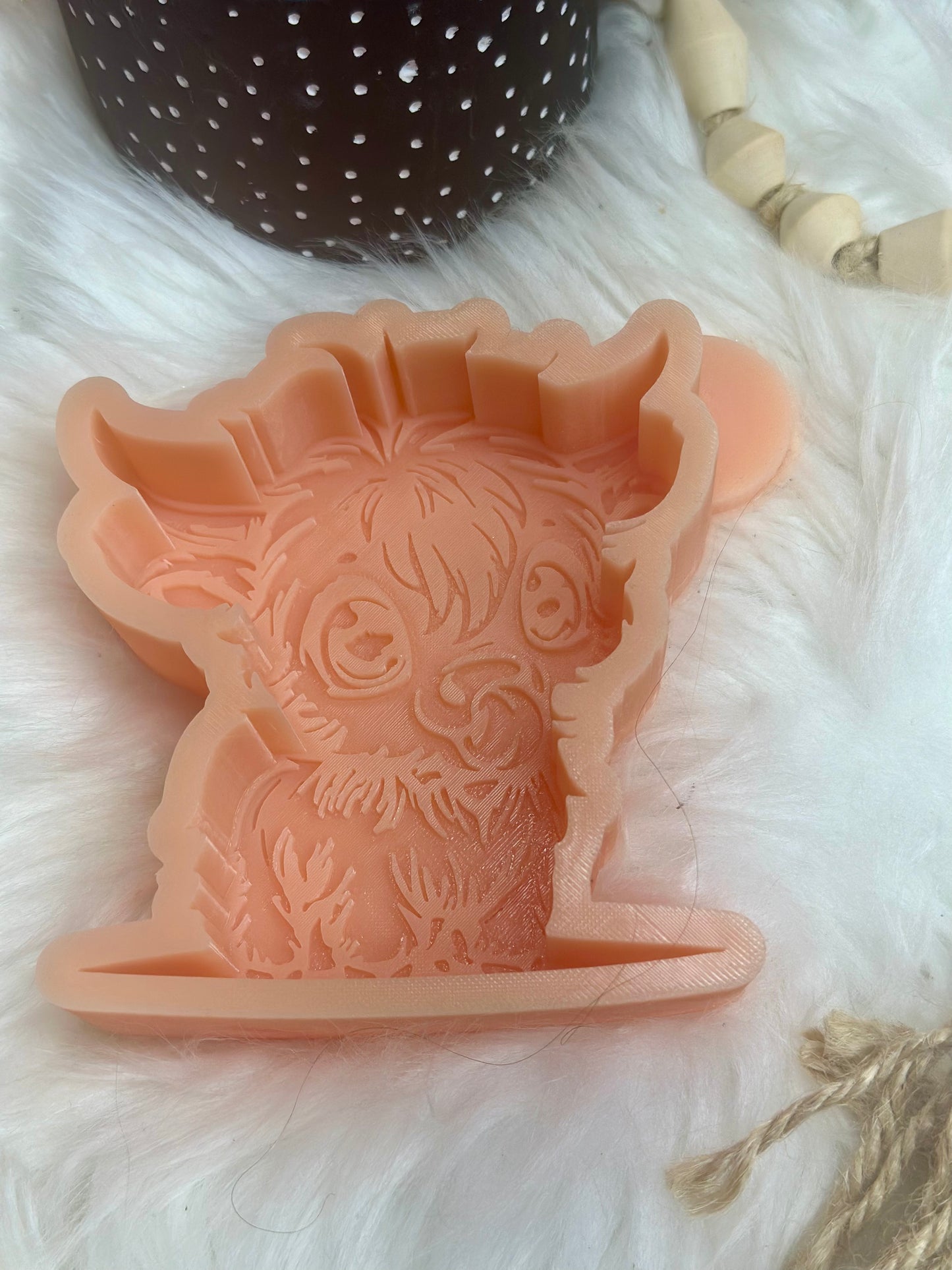 Baby highland cow mold