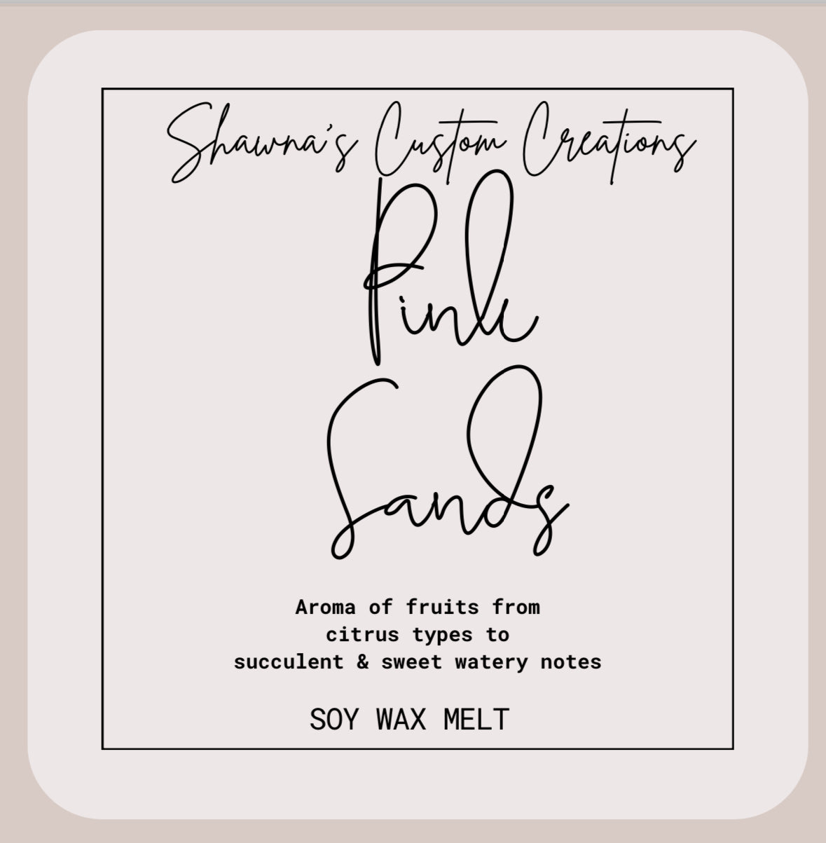 Pink Sands Wax Melt