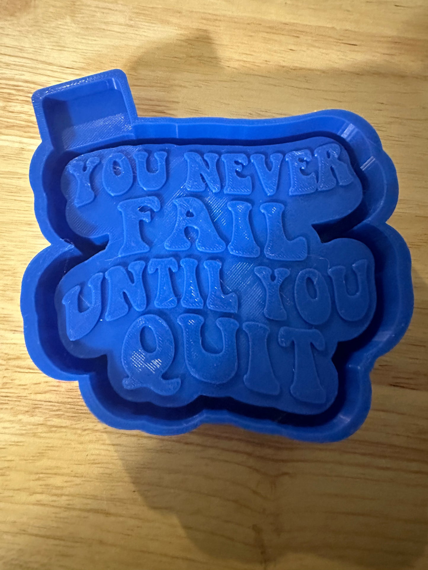 You never fail, until you quit