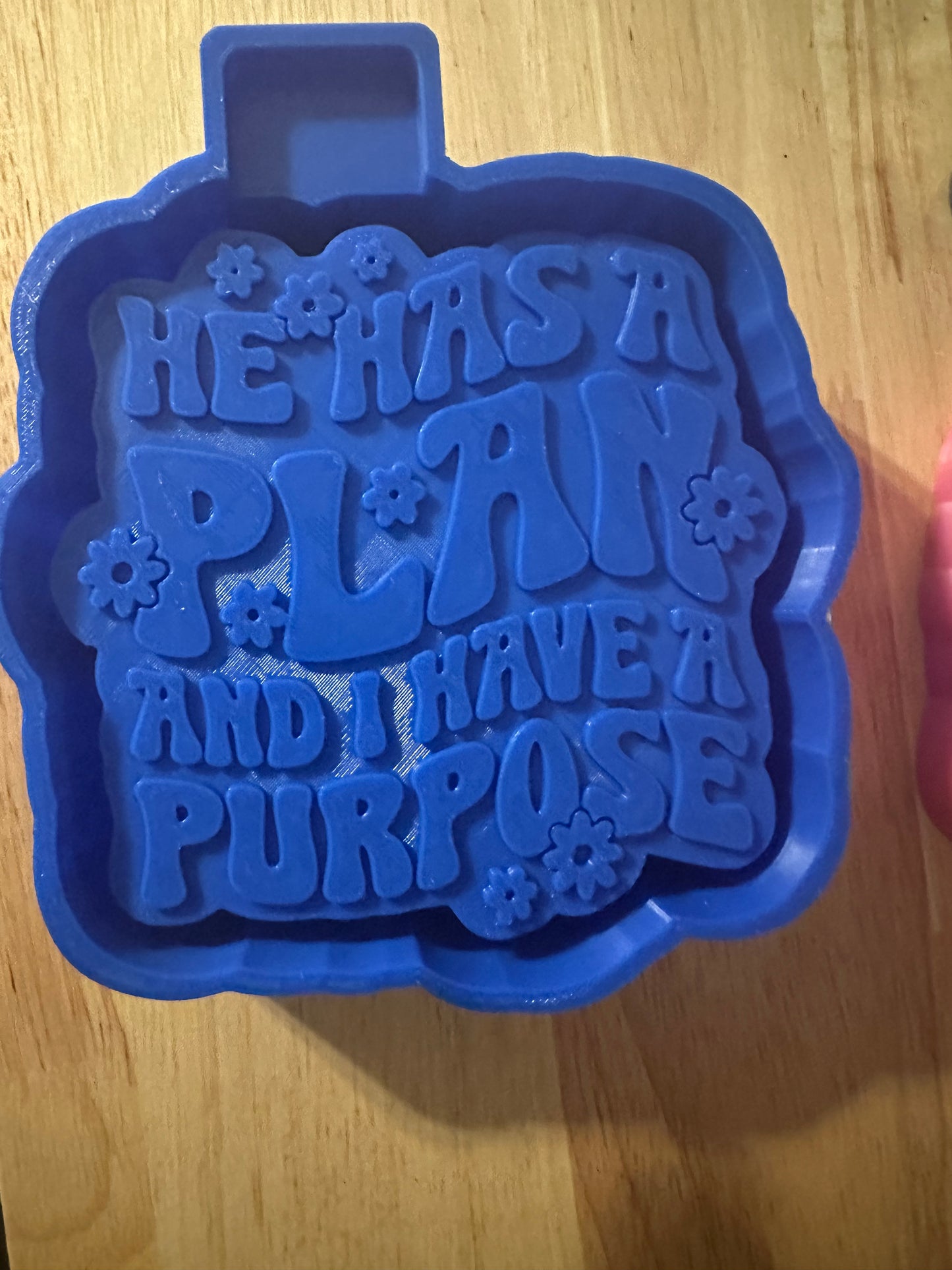 He has a plan and I have a purpose mold