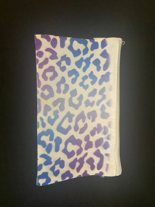 Ombré Leopard Cosmetic Bag
