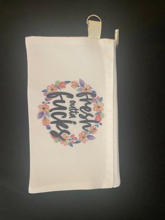 Fresh Outta Fucks Cosmetic Bag